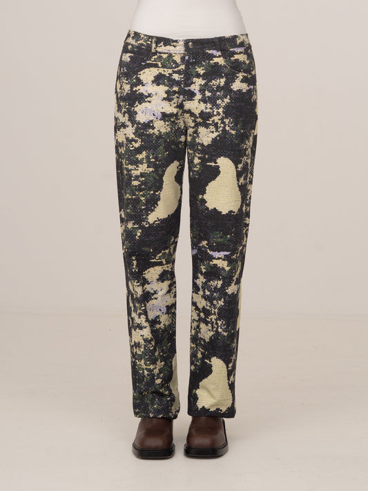 Carolina Bird Print Jeans