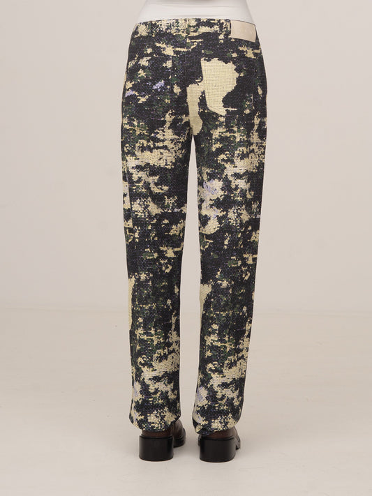 Carolina Bird Print Jeans