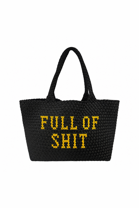 Black Full Of Shit Handbag