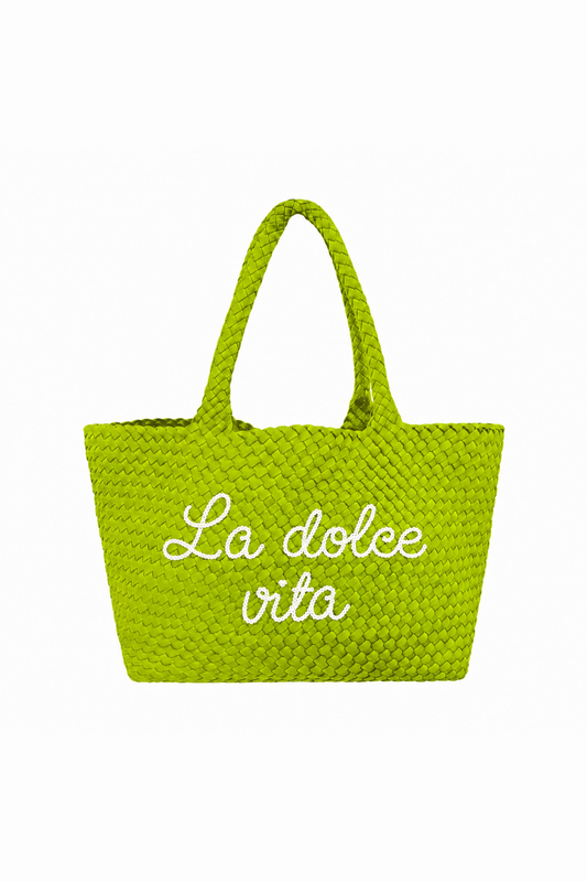 La Dolce Vita Green Handbag