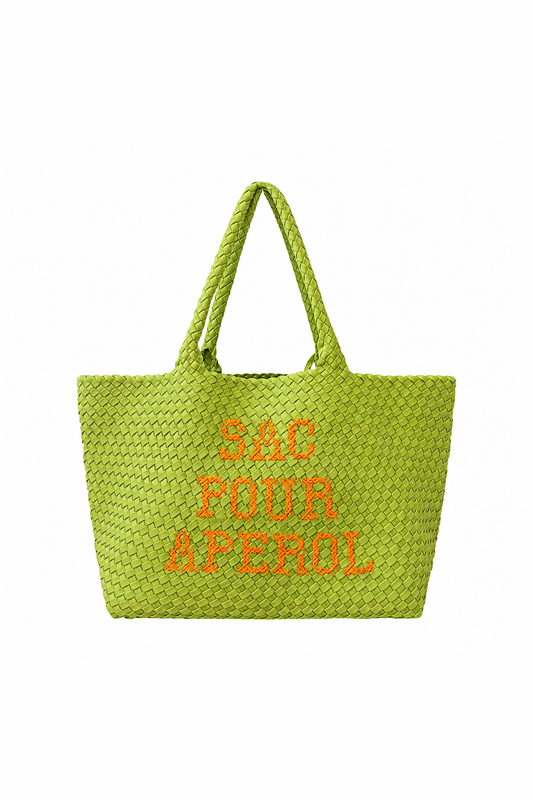 New Green Sac Pour Aperol Handbag
