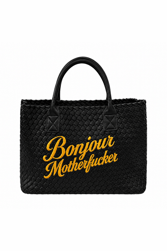 Black Bonjour Motherfucker Bag