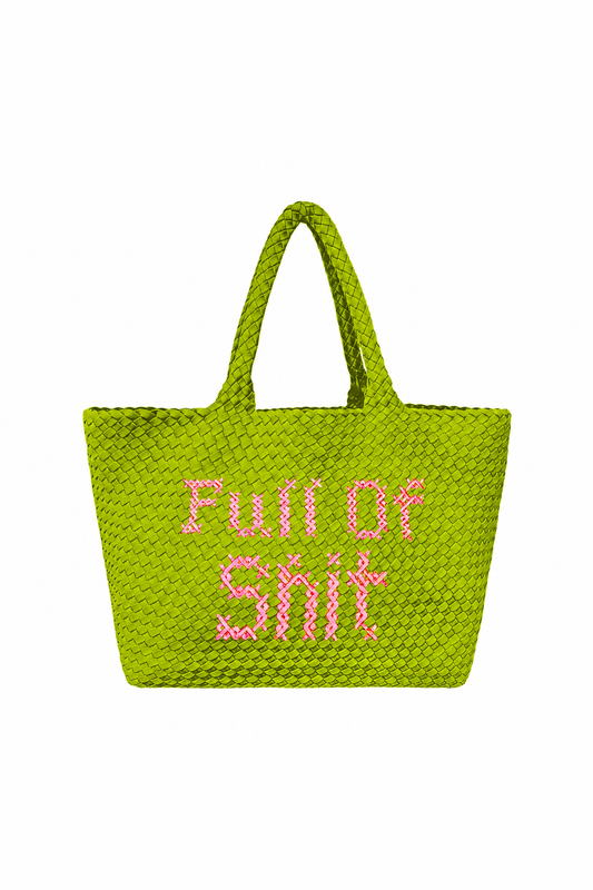 New Green Full Of Shit Handbag