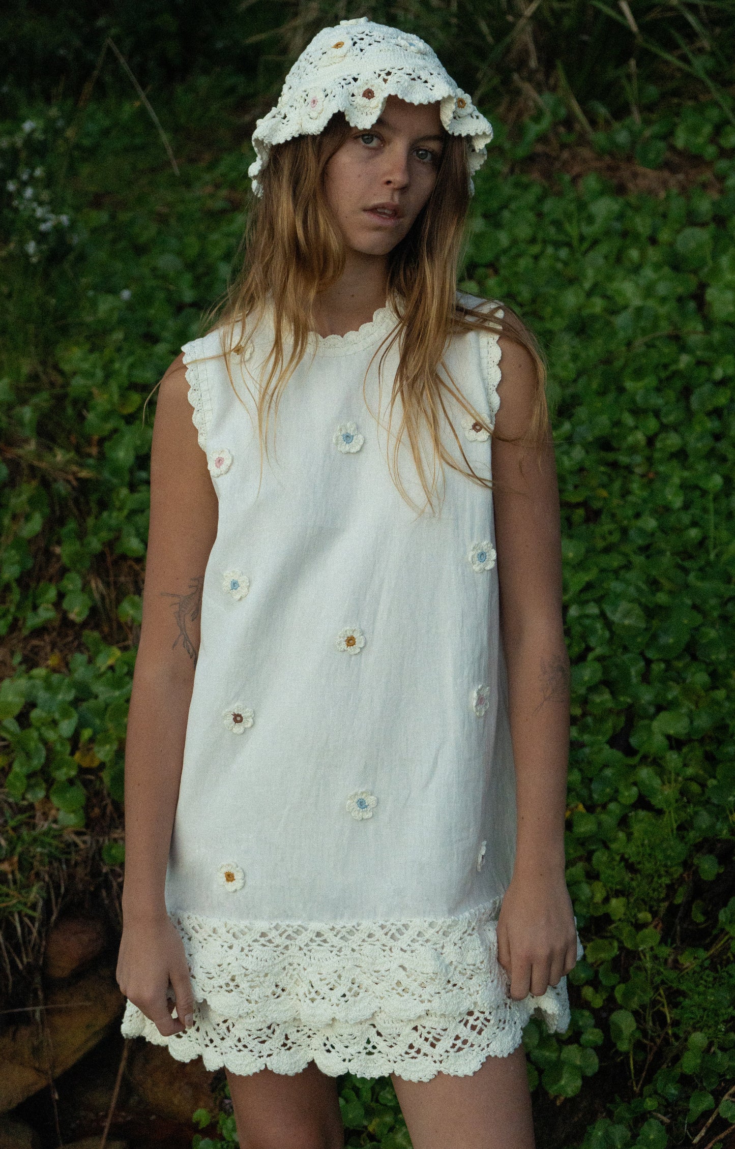 Chippy Wildflower Mini Dress