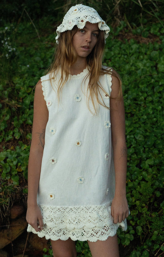 Chippy Wildflower Mini Dress