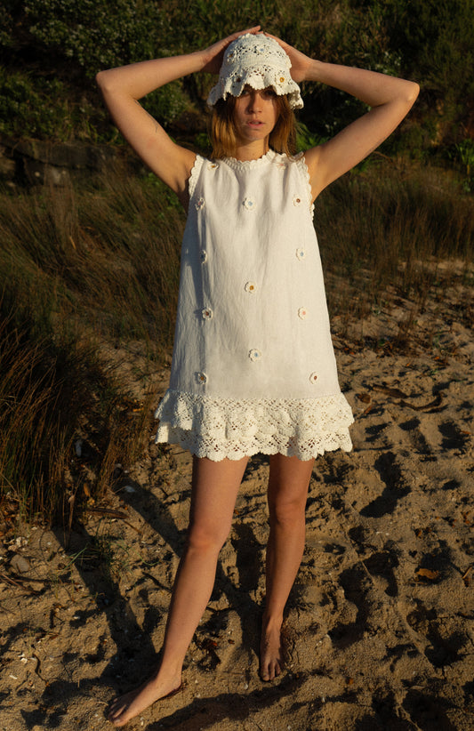 Chippy Wildflower Mini Dress