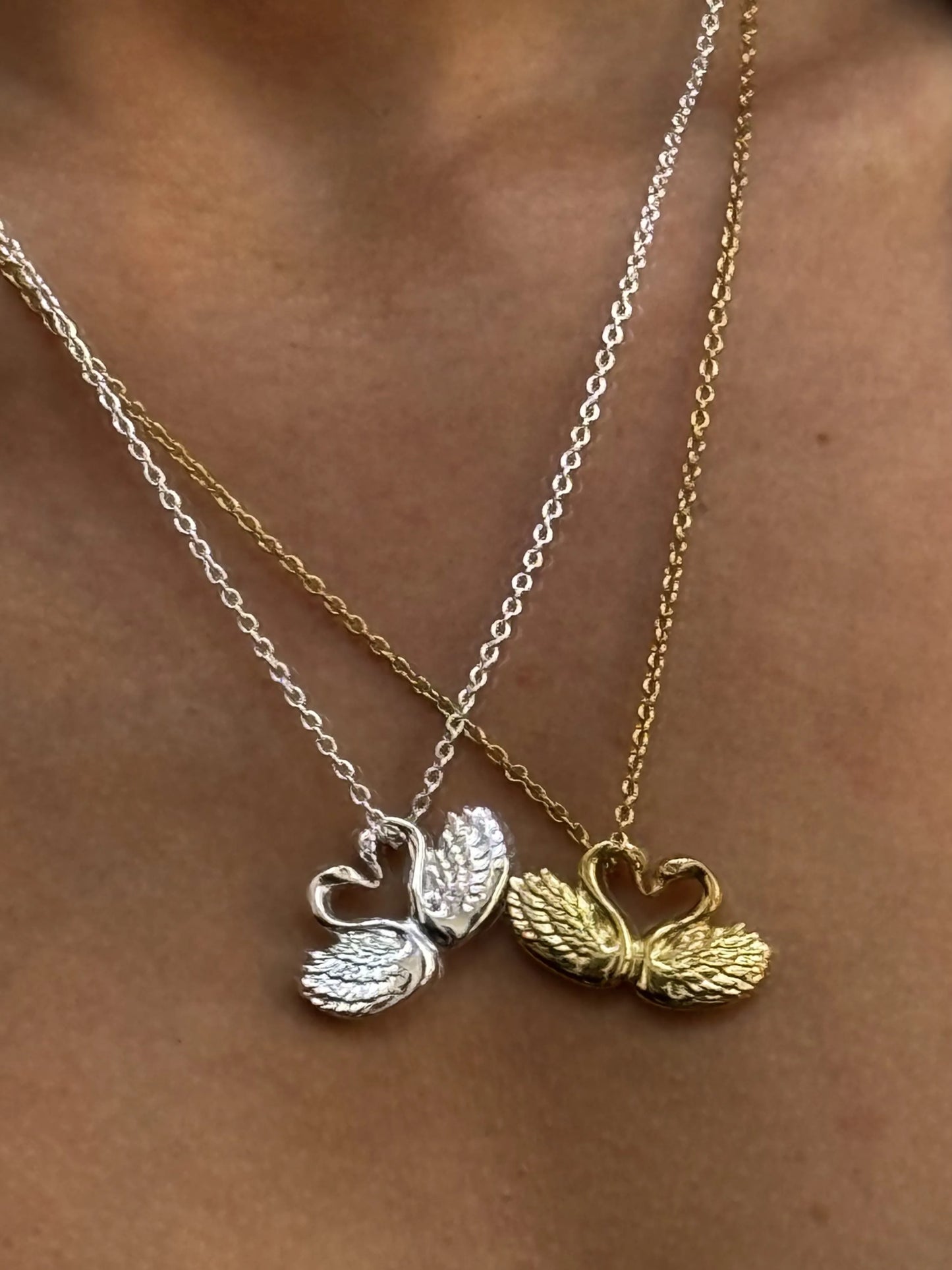 Cisne Silver Necklace