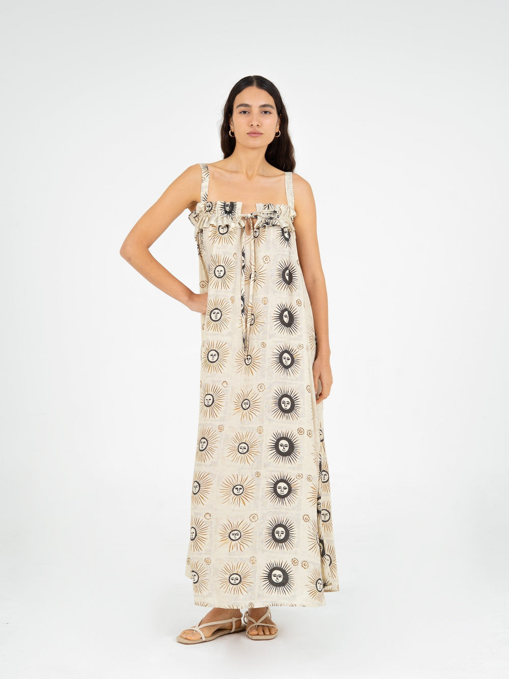 Clara Sun-Printed Maxi Dress vestidos