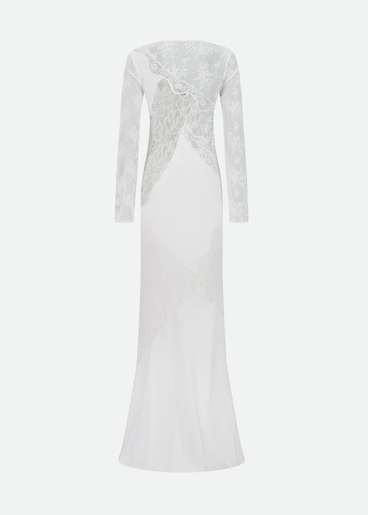 LACE INLAY MAXI DRESS