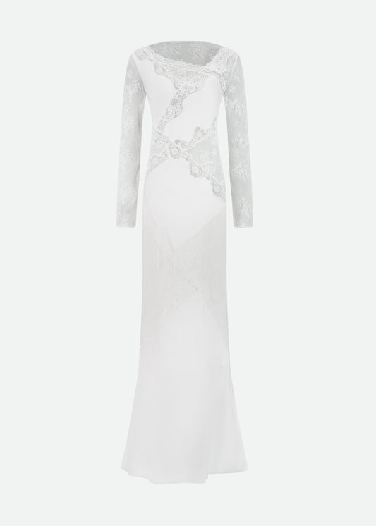 LACE INLAY MAXI DRESS