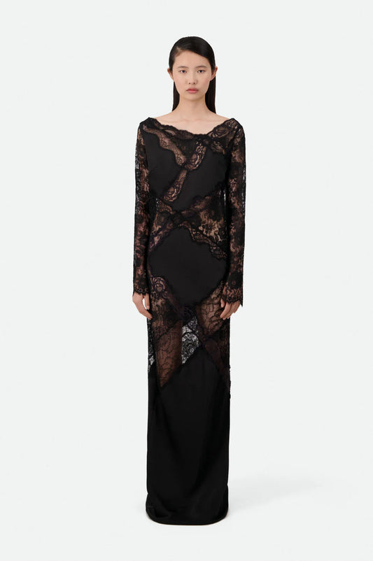 LACE INLAY MAXI DRESS
