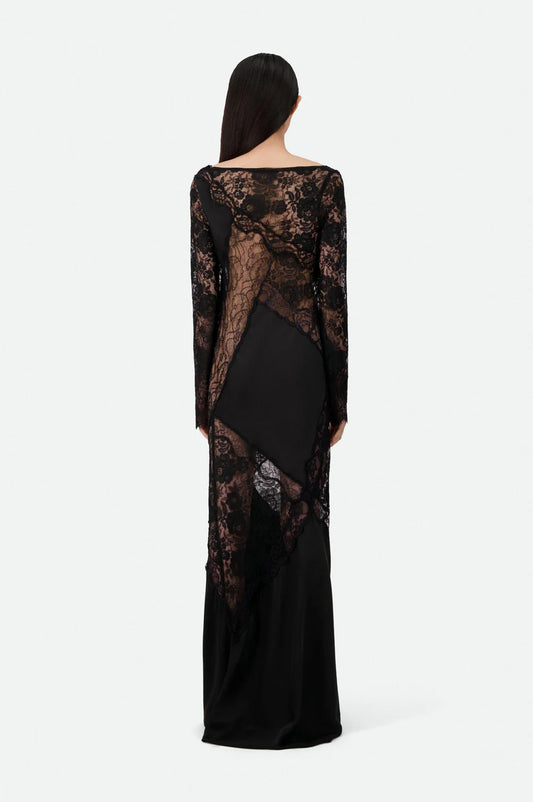 LACE INLAY MAXI DRESS