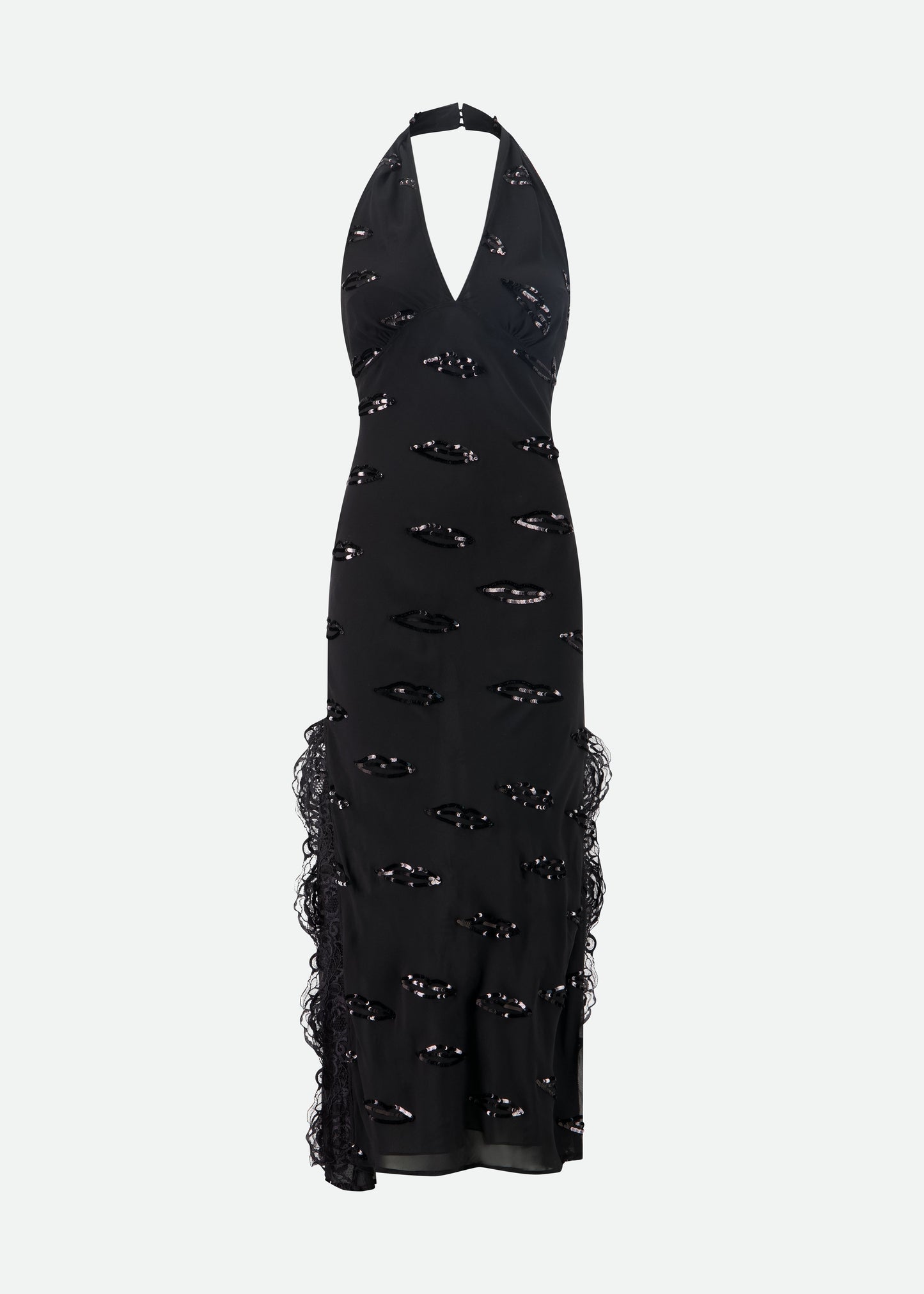 TANGO DRESS LIPS EMBROIDERY