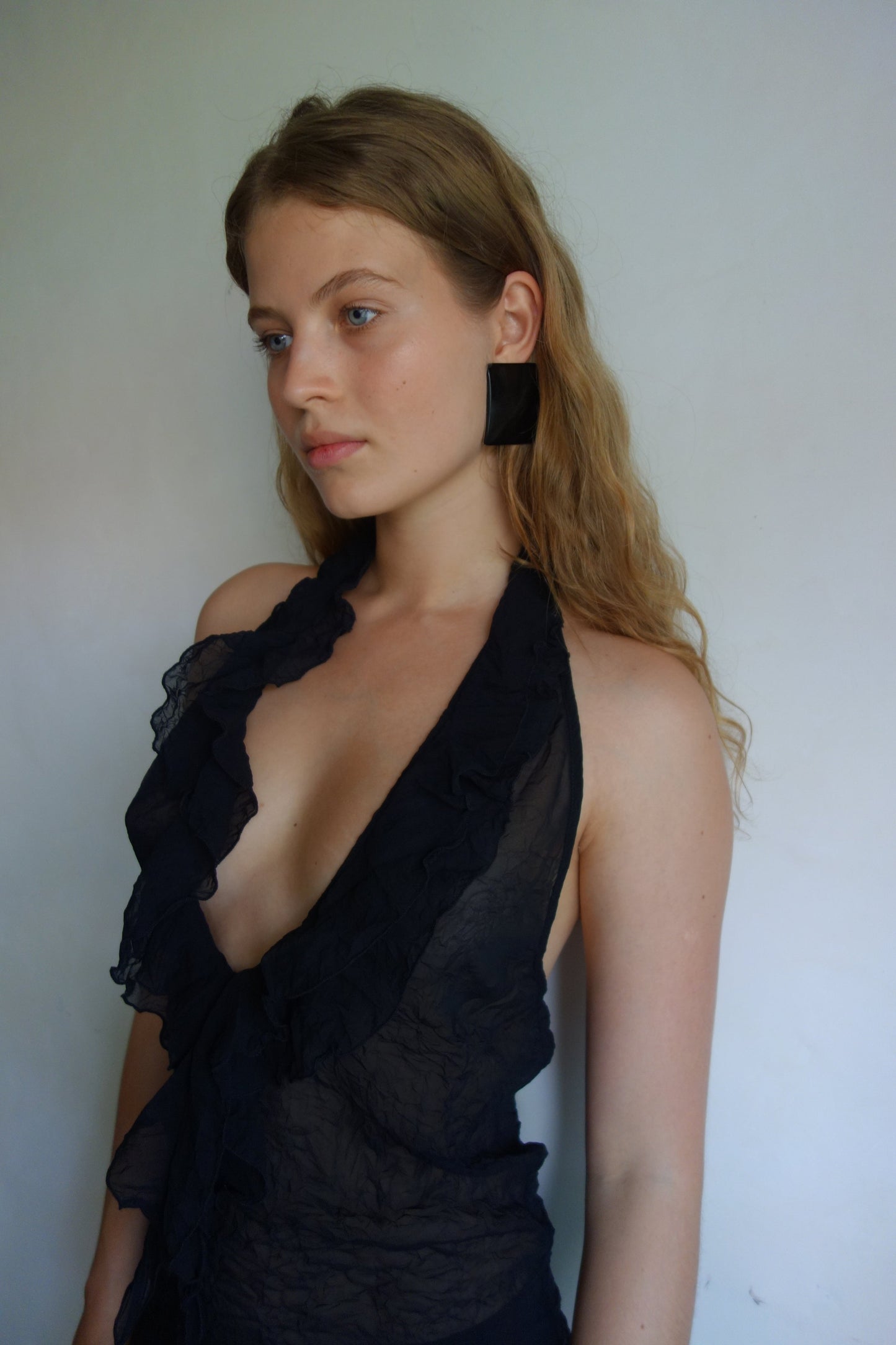 Cubic Earrings Black
