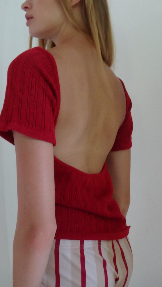 Rita Top Red