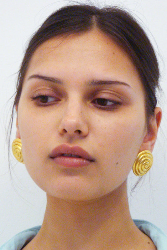 Swirl Earrings Gold