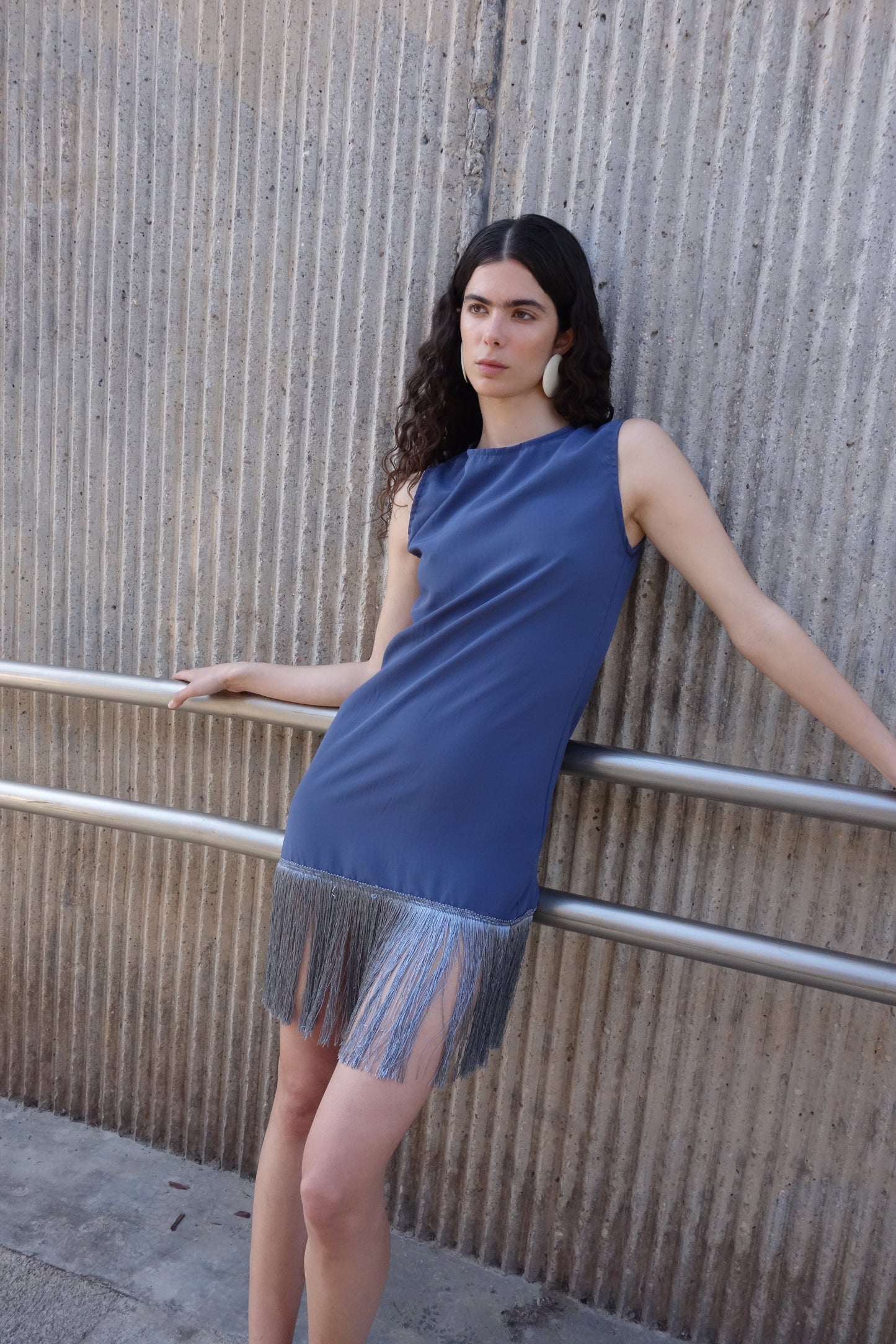 Evie Dress Blue