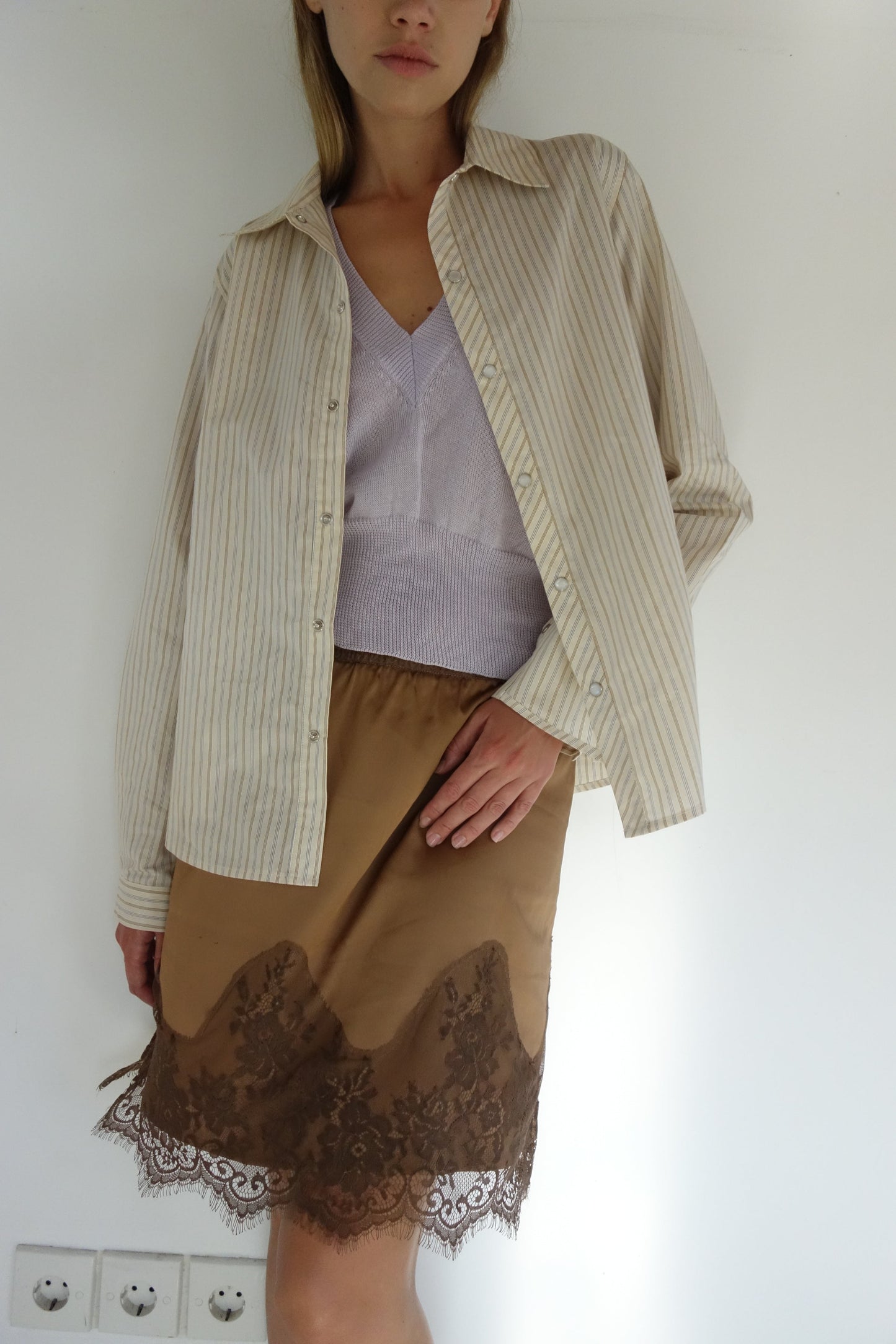 Lace Skirt Bronze
