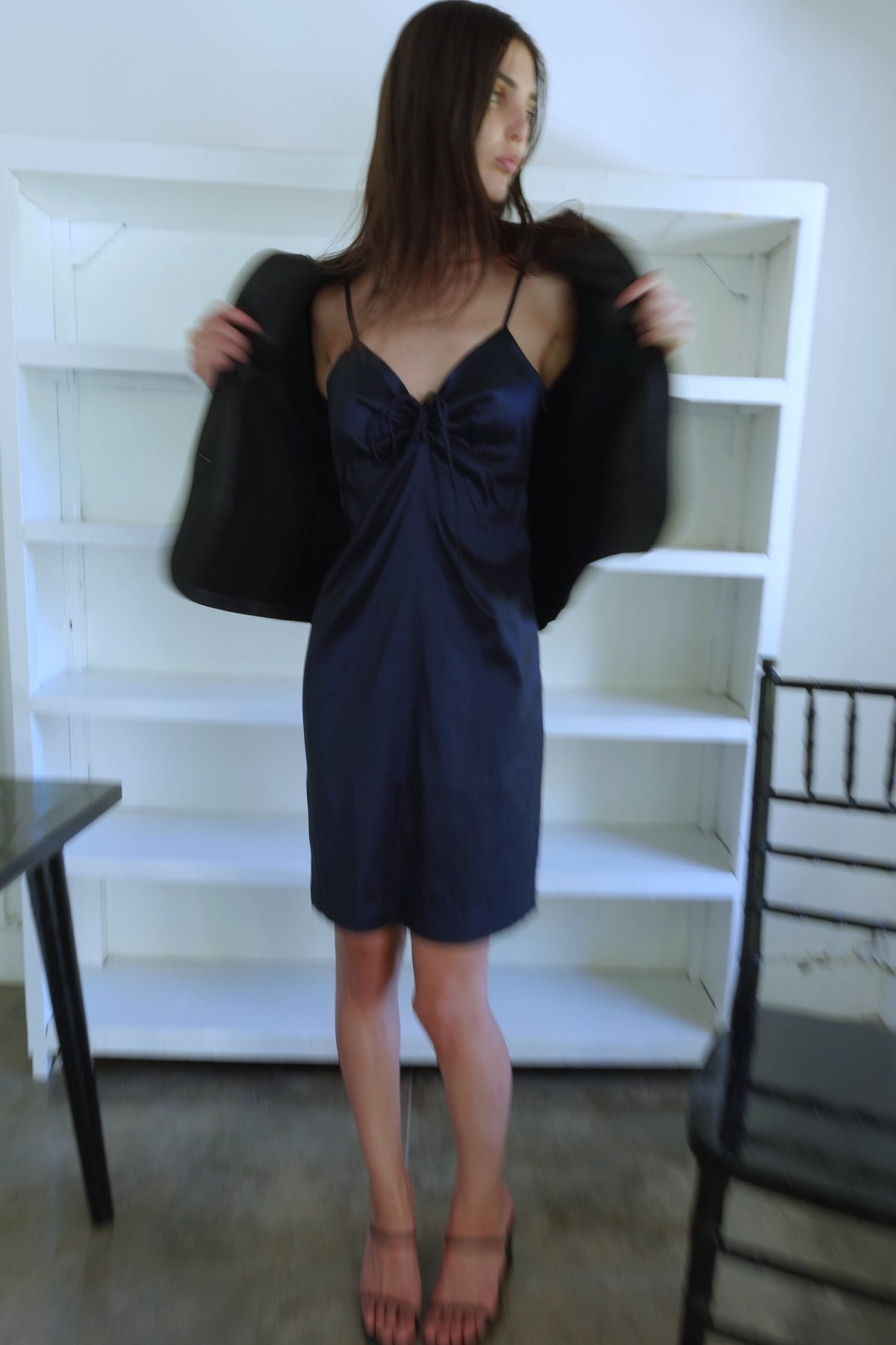 Uma Dress Navy