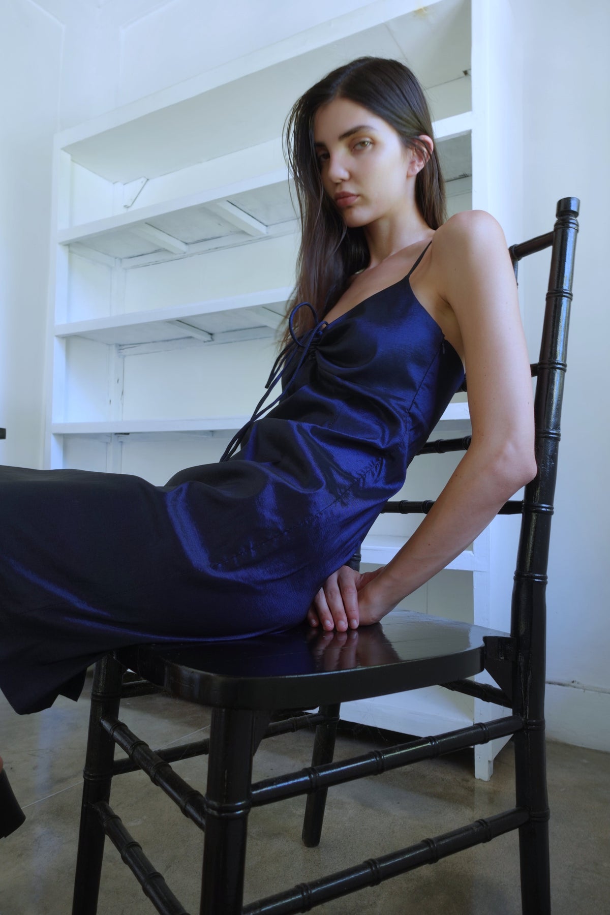 Uma Dress Navy