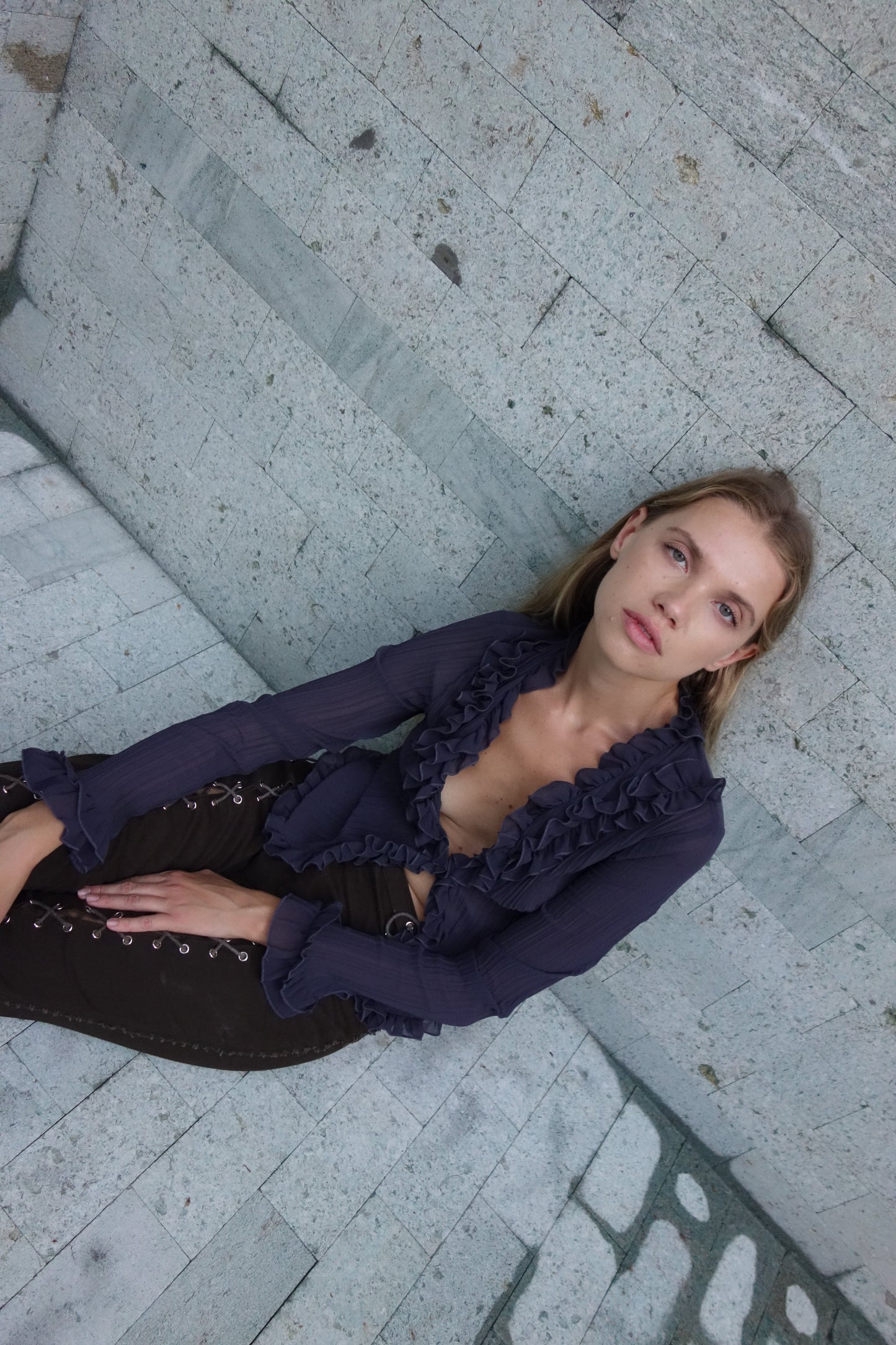Kara Blouse Aubergine