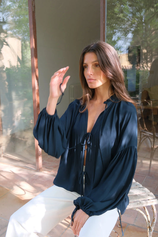 Mia Blouse | Petroleo