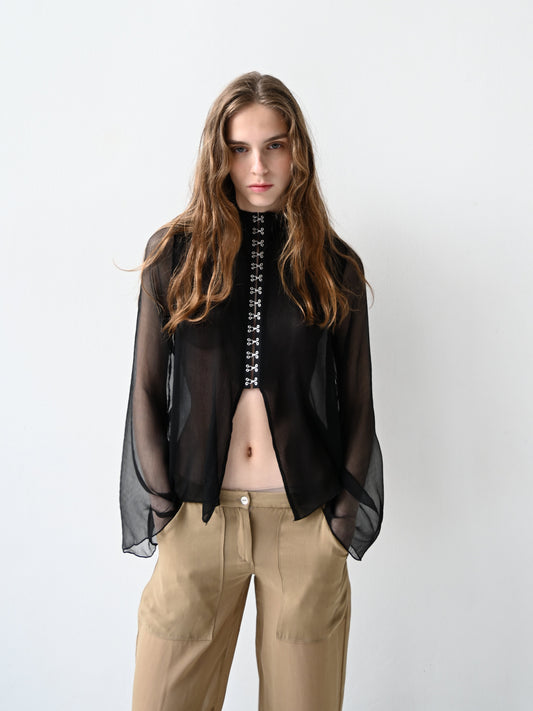 Item 26-002 / Paloma Top I (Black)