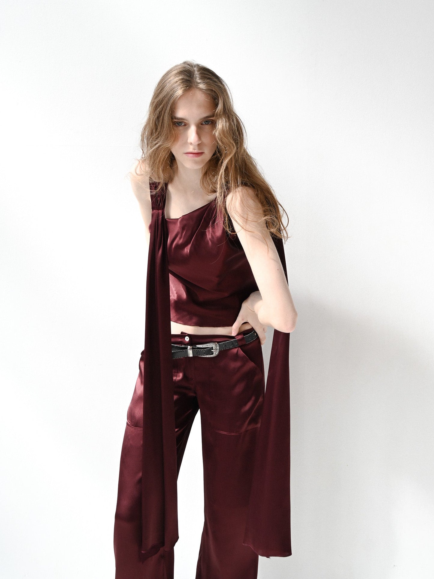 Item 26-003 / Jimena Top III (Burgundy)