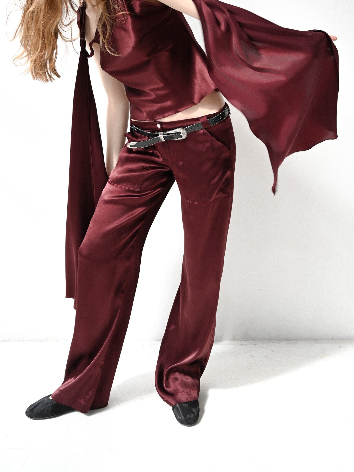 Item 26-0012 / Noa Trousers IV (Burgundy)