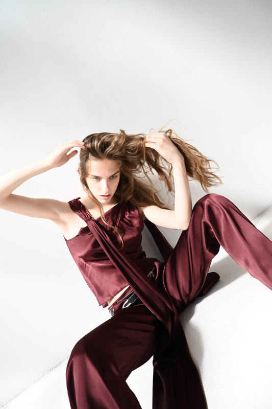 Item 26-003 / Jimena Top III (Burgundy)