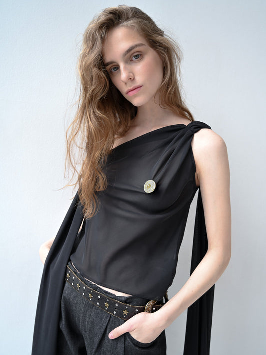 Item 26-003 / Jimena Top II (Black)