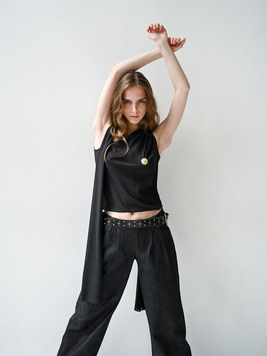 Item 26-003 / Jimena Top II (Black)