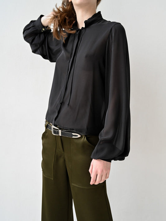 Item 26-008 / Yoko Shirt I (Black)