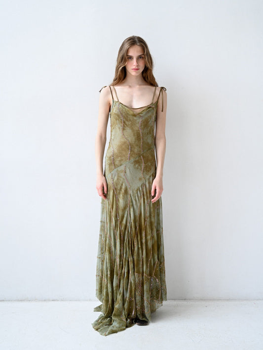 Item 26-0020 / Cleo Dress IV (Embroidered Beads)