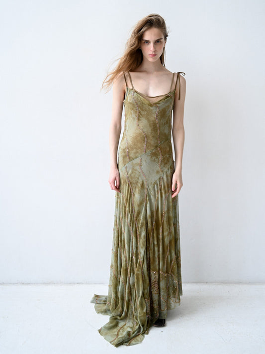 Item 26-0020 / Cleo Dress IV (Embroidered Beads)