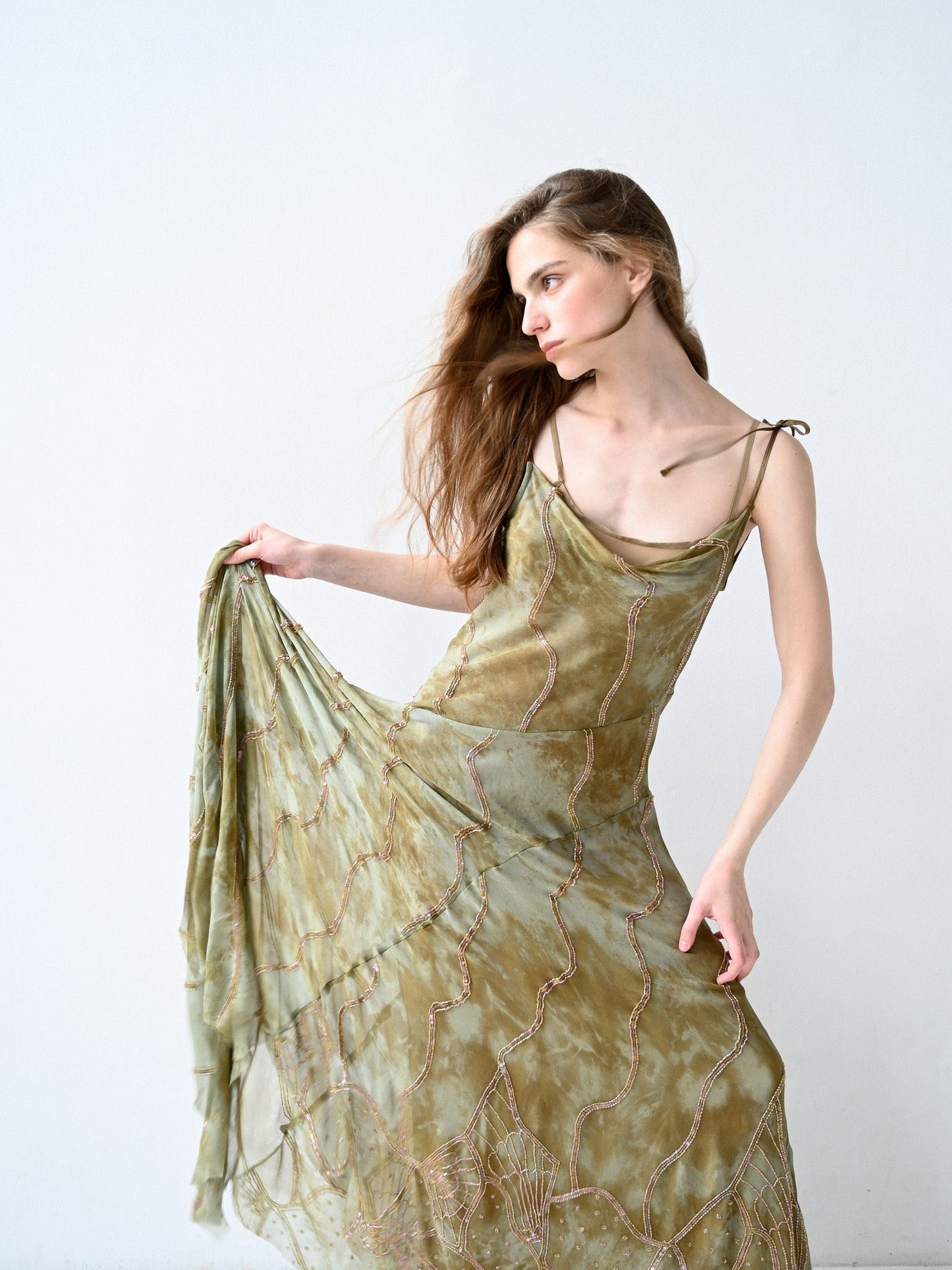 Item 26-0020 / Cleo Dress IV (Embroidered Beads)