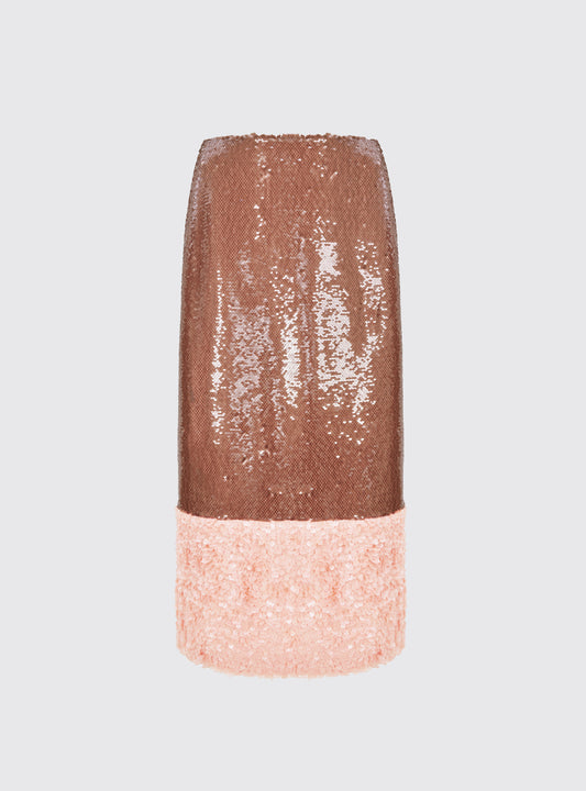 Dahlia Duo Sequins Midi Skirt