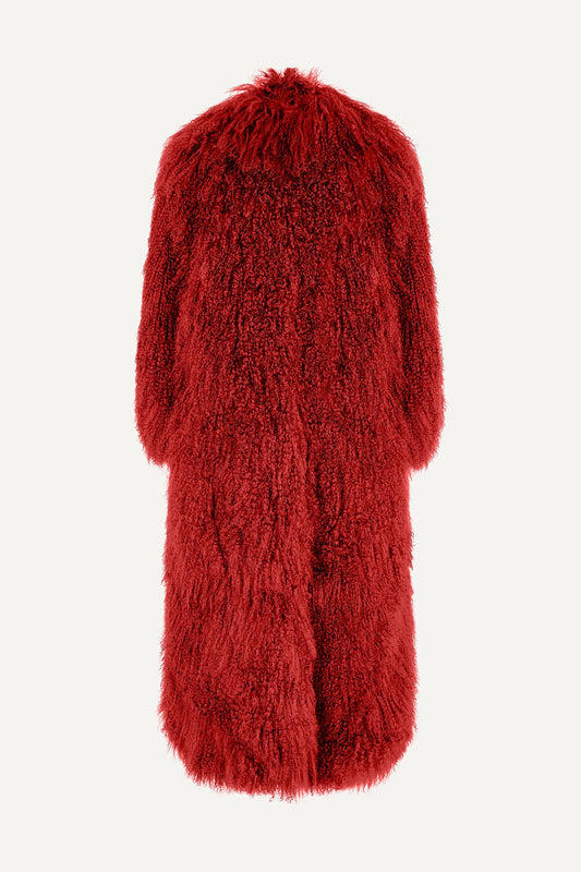 FAYE SHEARLING MAXI COAT