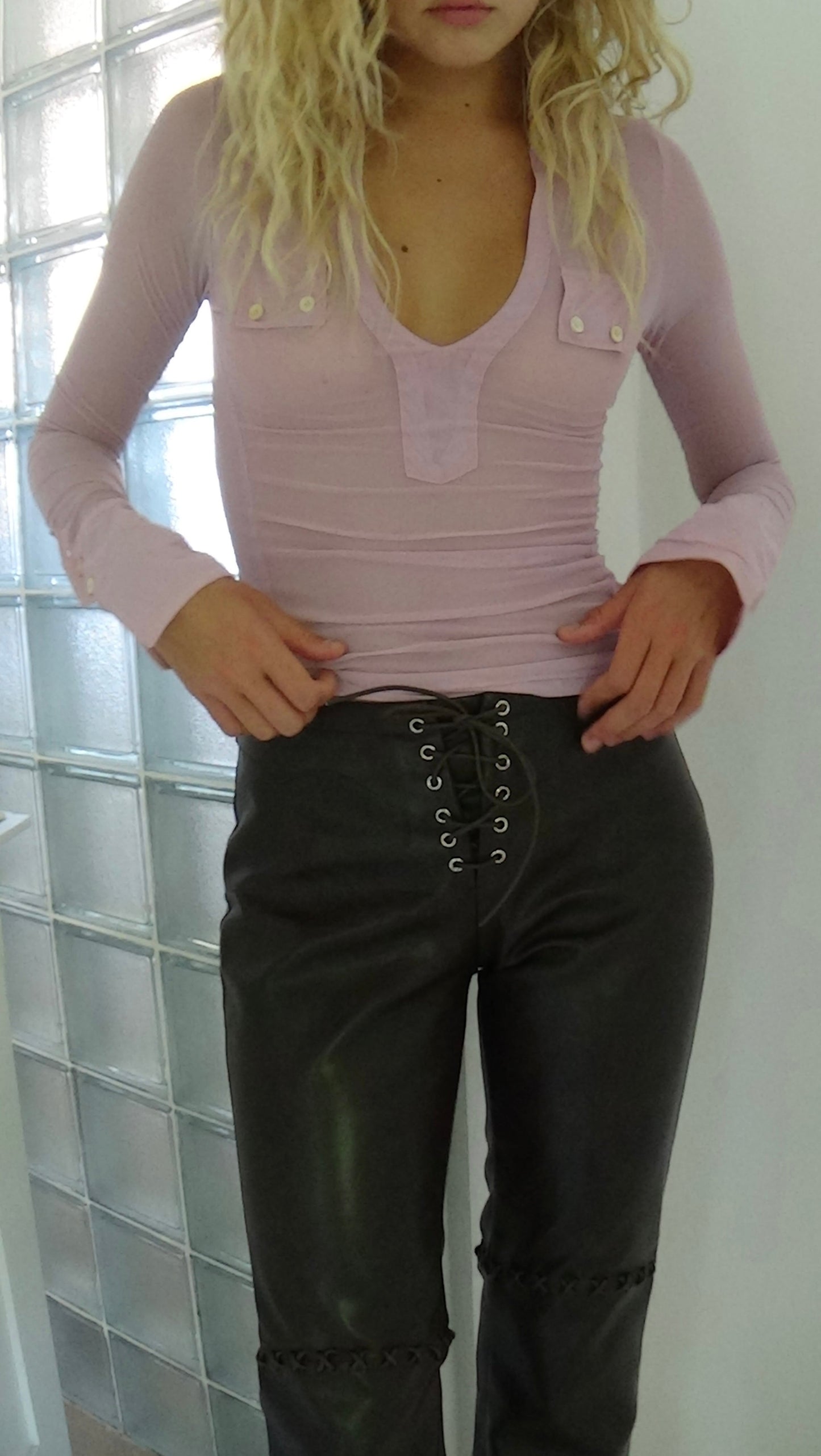 Silvia Polo Top Blush