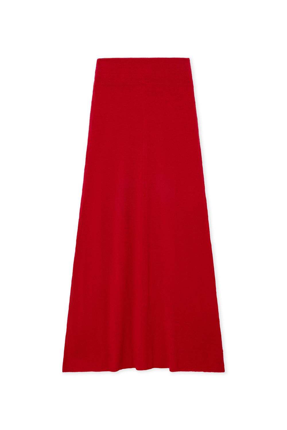 Allegra Long Skirt Red