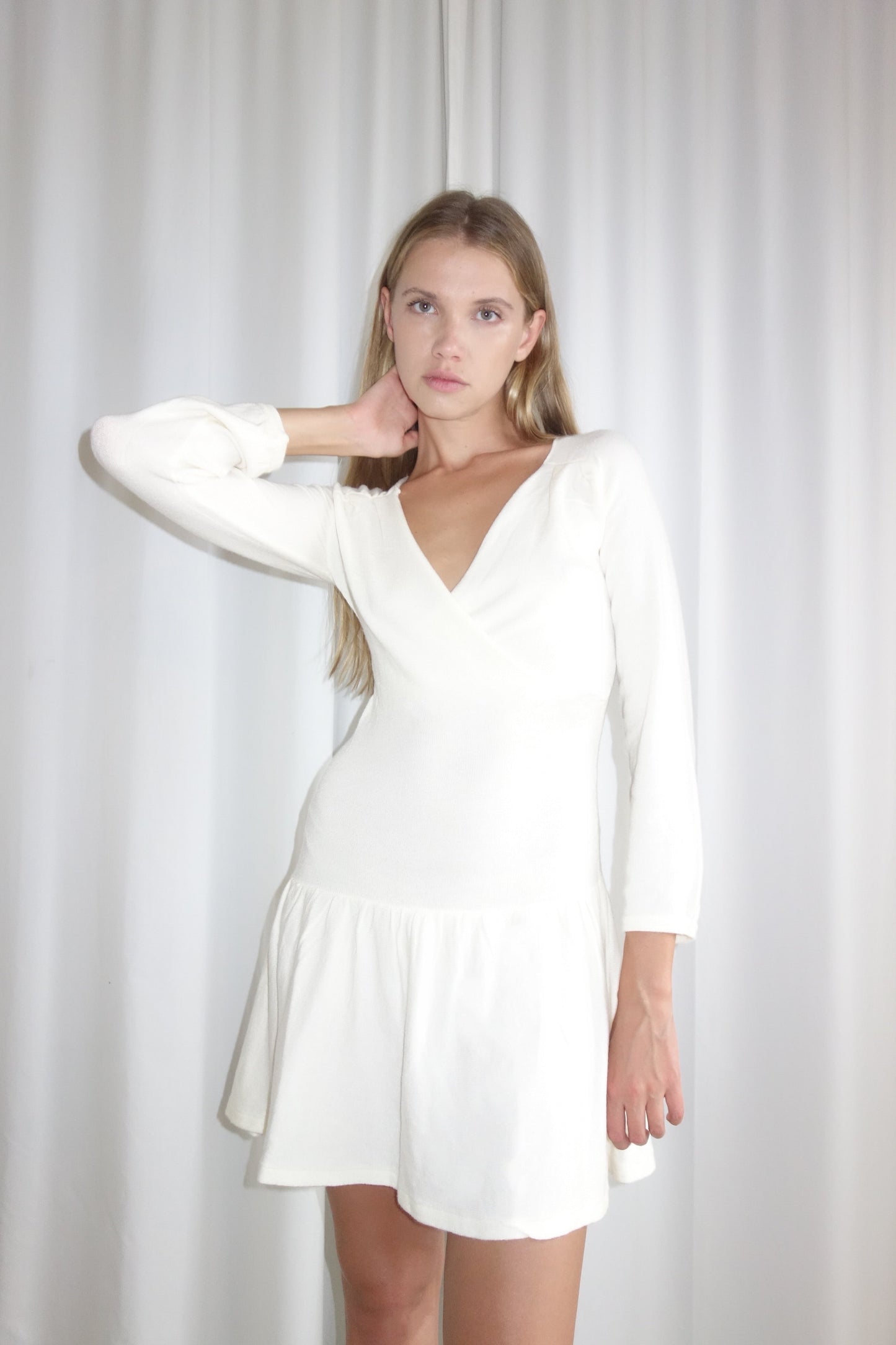 Gaia Dress White