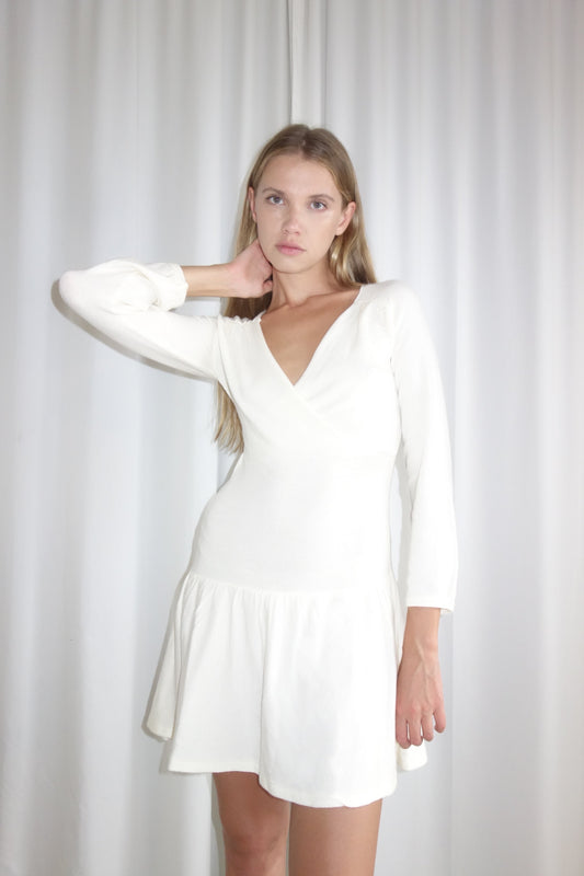 Gaia Dress White