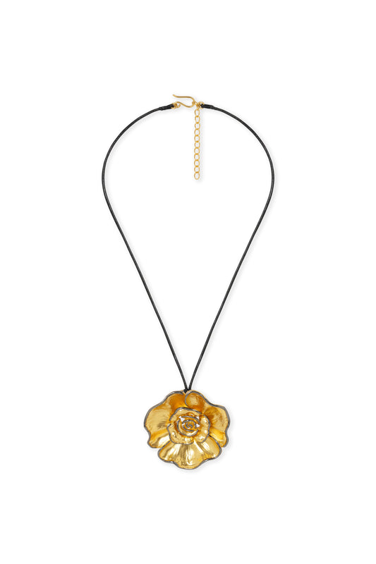 Flor Necklace Gold