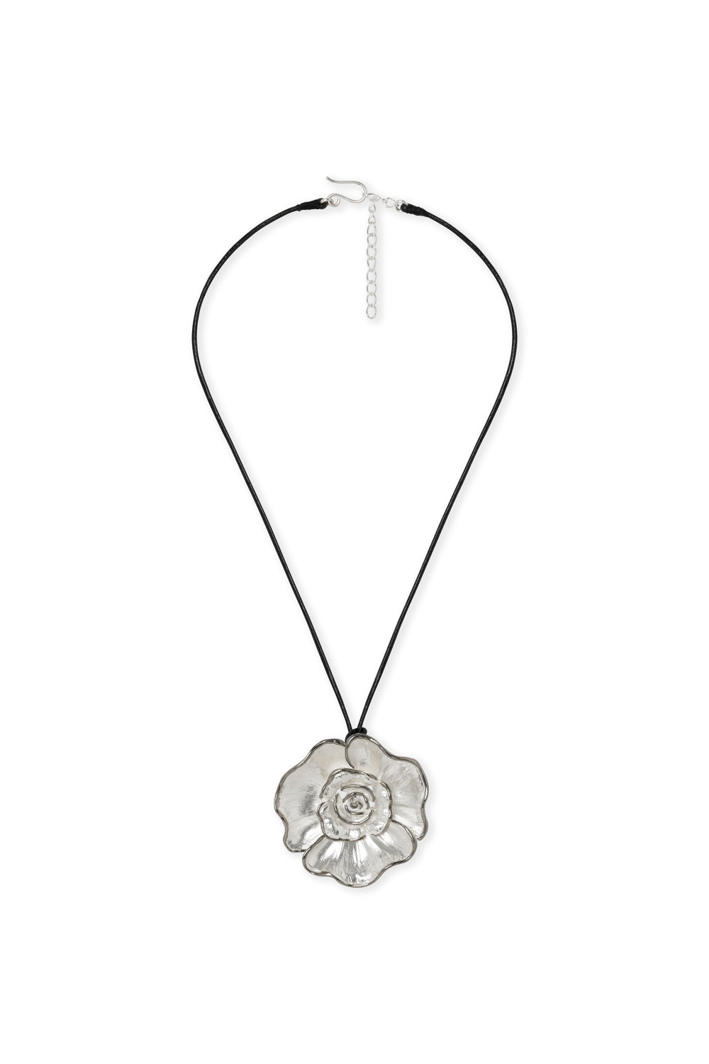 Flor Necklace Silver