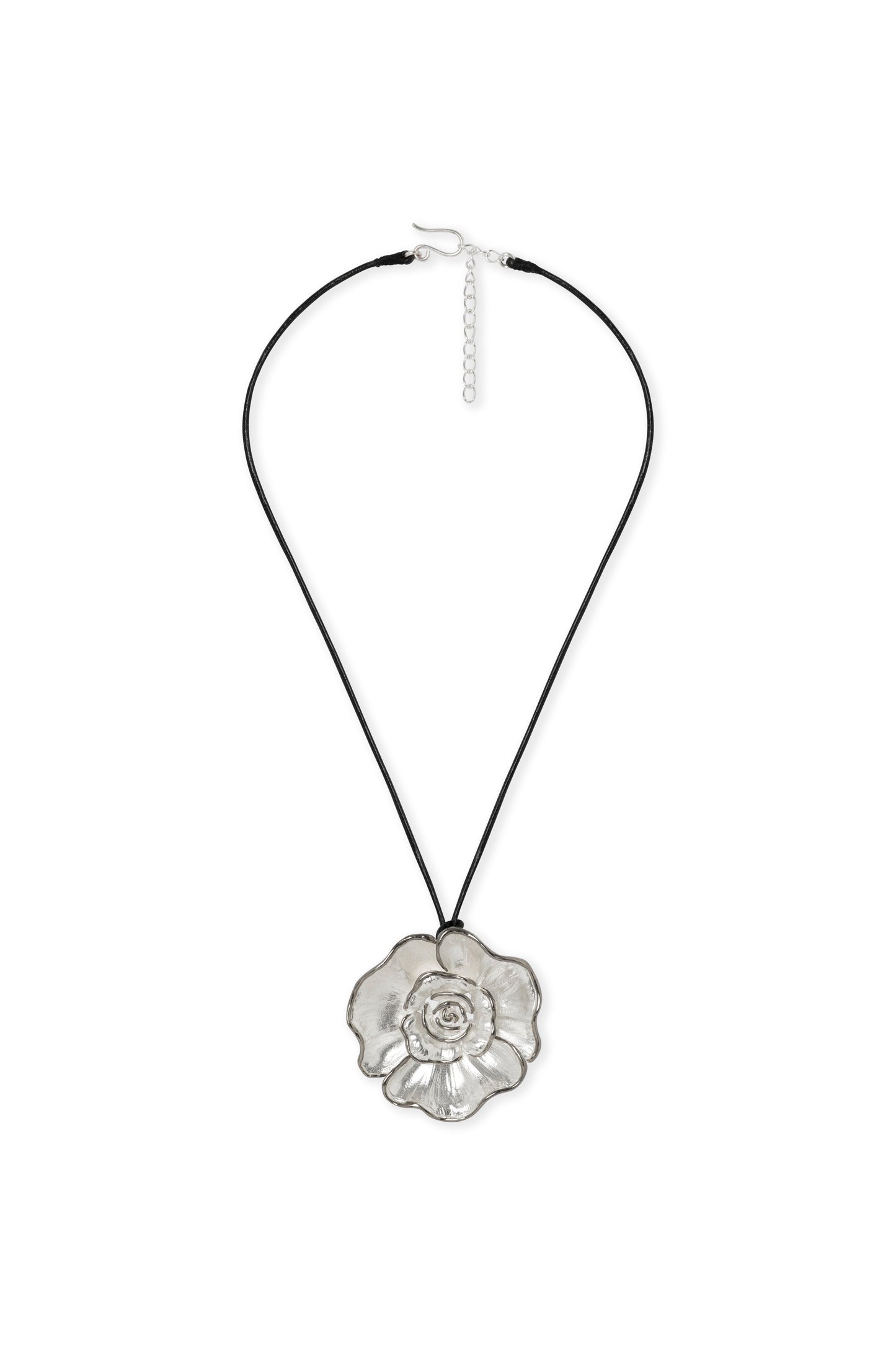 Flor Necklace Silver