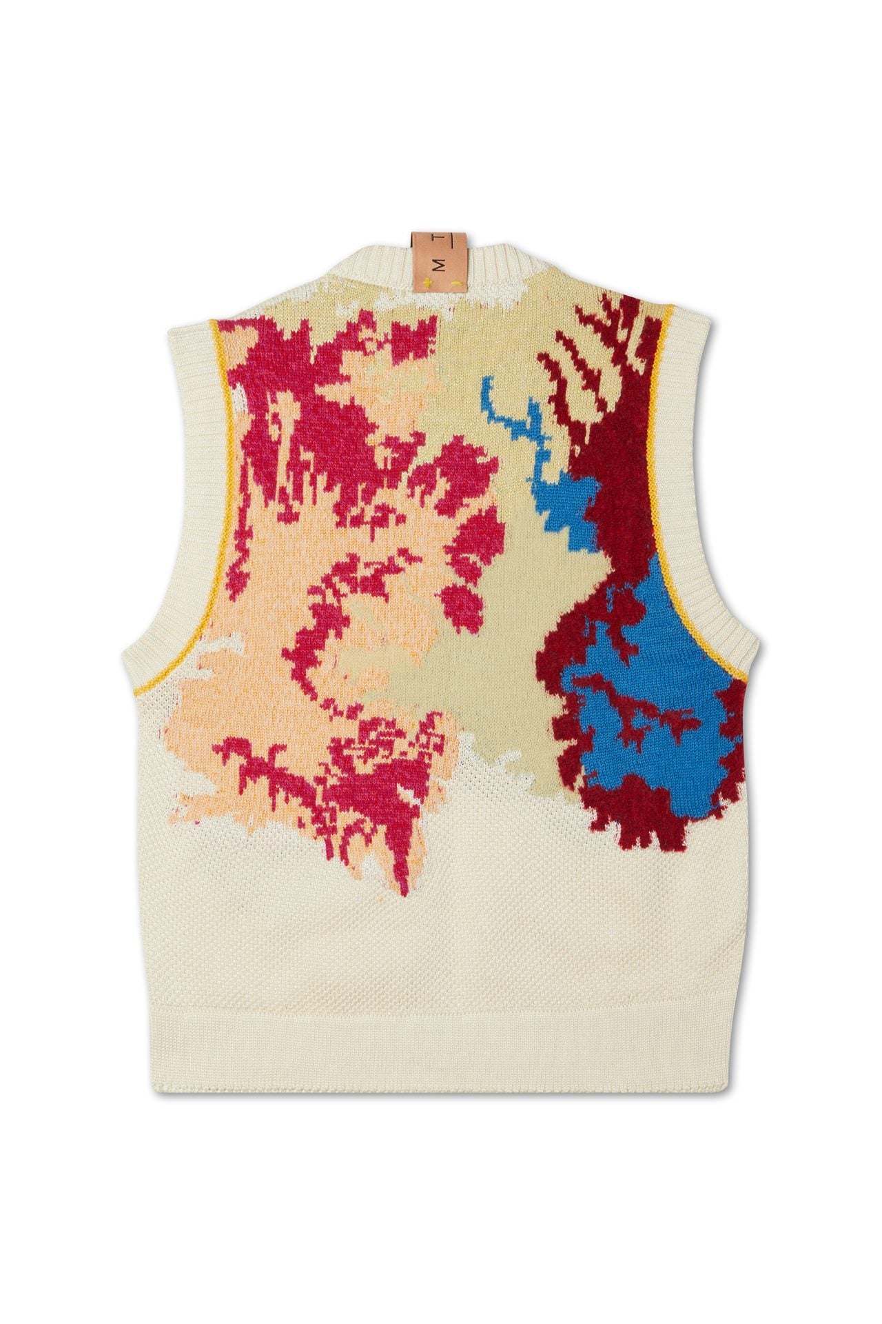 “What a messy surprise!” reversible cotton vest
