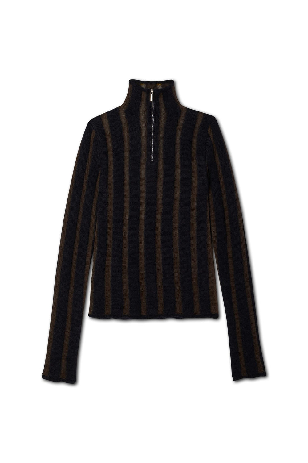 JACKIE half-zipped turtleneck