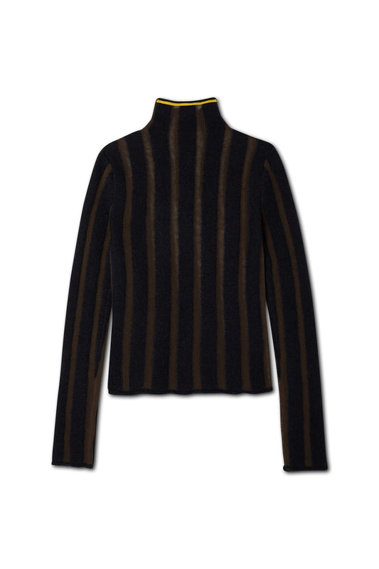 JACKIE half-zipped turtleneck