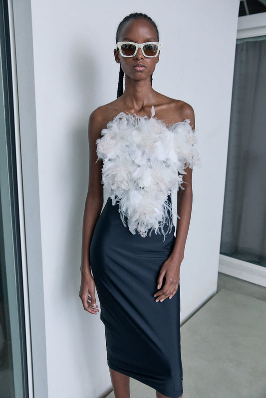 FEATHER DRESS