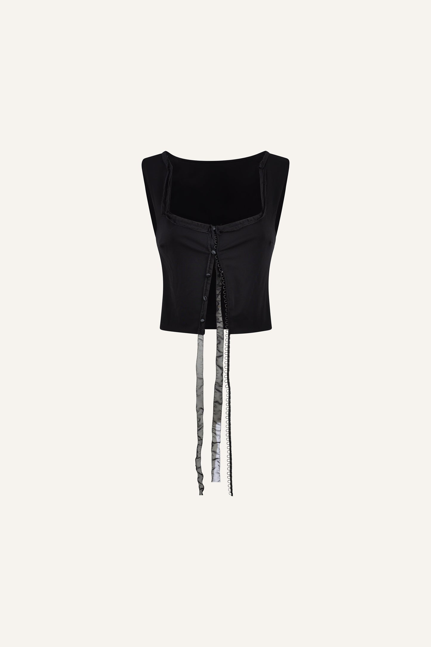 Faye top in black